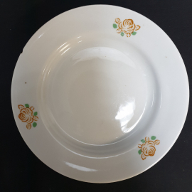 Набор тарелок "Розы", фарфор, СССР, цена за 1 шт.
